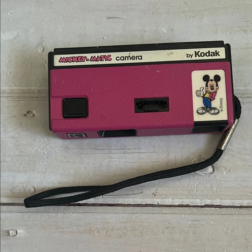 Kodak Mickey-Matic Camera in Pink and Black